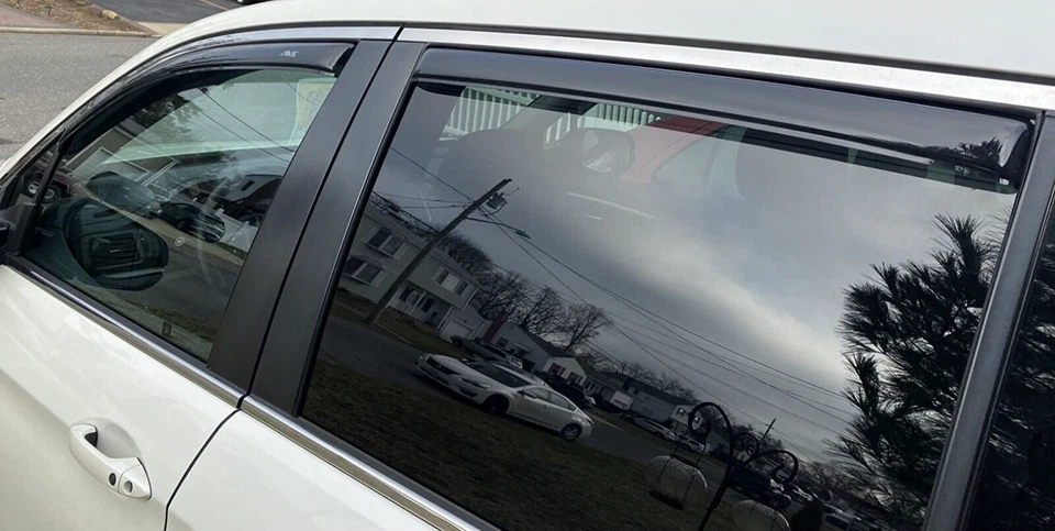 Protectores de lluvia contra humo AVS viseras de ventilación 3M en canal para Honda Pilot SUV 2016-2022 Foto 4 de 4