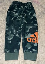 Adidas Jogger Pants Youth Boys Size Medium 8 Green Camouflage