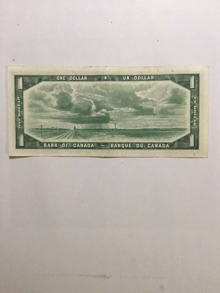 1954 Canada One Dollar Replacement note Queen Elizabeth ￼ll SO0081079 ￼￼￼￼￼￼ - Image 4 of 4