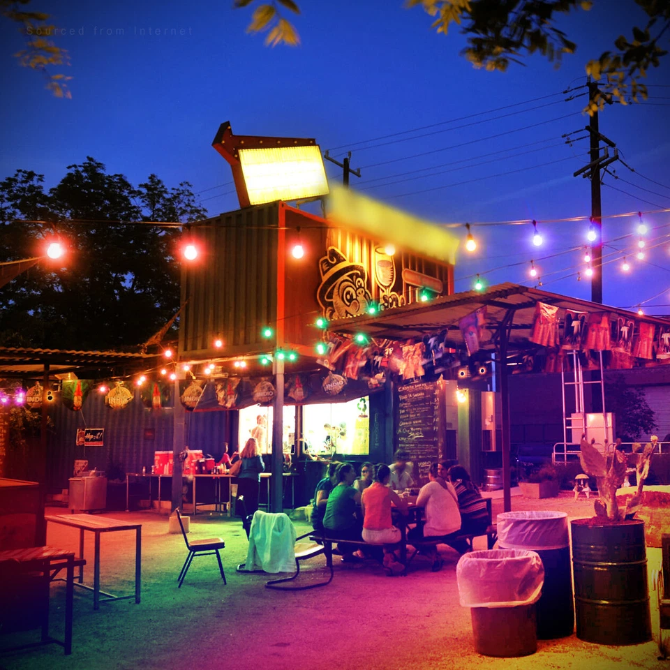 15-Pack S14 Colored Non-Dimmable LED 1.2W Outdoor String Light Filament Bulbs - Image 3 of 4