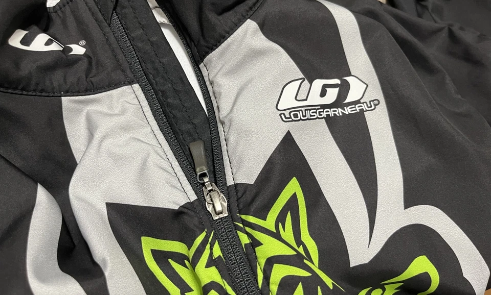 Chaqueta cortavientos con cremallera THE PACK Wolf adulto correr ciclismo XS Louis Garneau Foto 4 de 4