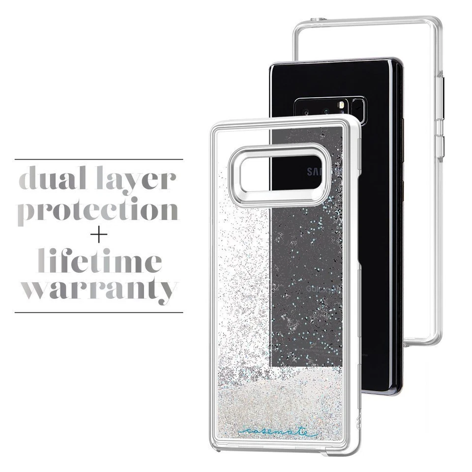 GENUINE CaseMate Samsung Galaxy Note 8 Waterfall Case Cover - LIFETIME WARRANTY - Image 4 of 4