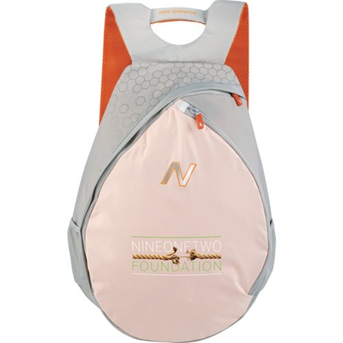 Zaino New Balance Minimus Commuter rosa corallo/arancione/argento con tasca per laptop - Foto 19 di 24