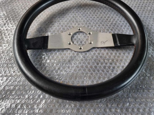 VINTAGE CHECKMAN RACING STEERING WHEEL DIJON FERRARI PORSCHE 911 AE86 BMW KE70 - Picture 5 of 16