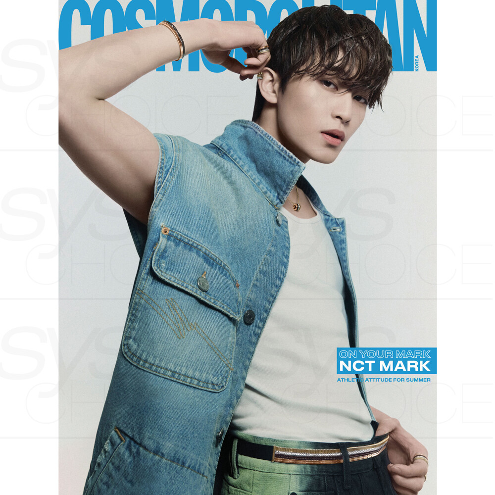 コスモポリタン　nctマーク NCT MARK COSMOPOLITAN KOREA Magazine 2024 June NCT MARK Coverman +