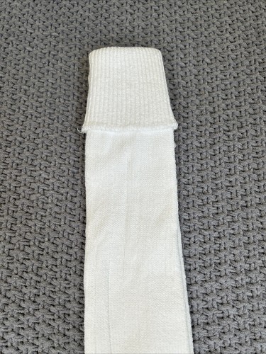 VTG Socks NOS Harriman Girls 4-7 Knee Over Calf Schoolgirl White Acrylic UK 80s - Picture 4 of 8