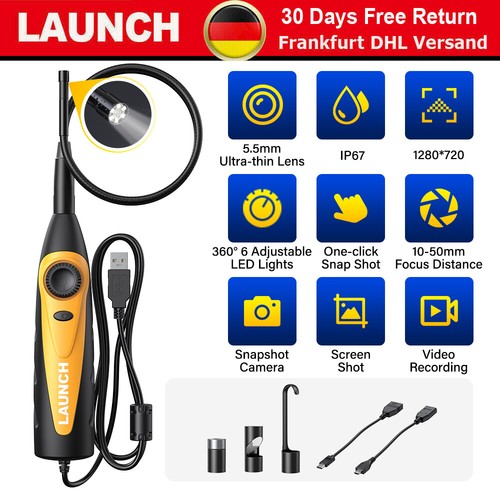 LAUNCH VSP-600 Endoscope Inspektionkamera 5.5mm KFZ Endoskop für X431 Pros V V+