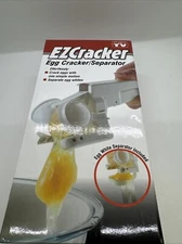EZCracker Handheld Egg Cracker & Yolk Separator Kitchen Tool As Seen On TV EMSON