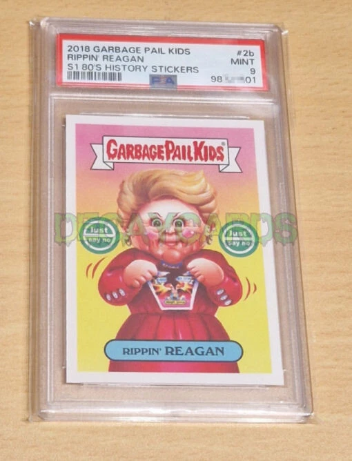Topps Garbage Pail Kids - PSA 9 Graded Card - Rippin' Regan - GPK GBK 80er 2018 - Bild 1 von 1