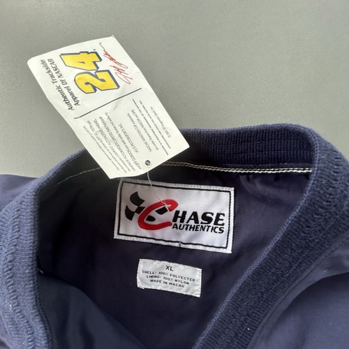 Vintage NASCAR Windbreaker Jacket Adult Extra Large V Neck Chase Authentics NOS - Picture 4 of 5