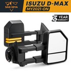 San Hima Extendable Towing Mirrors for Isuzu DMAX D-MAX MY2021-On