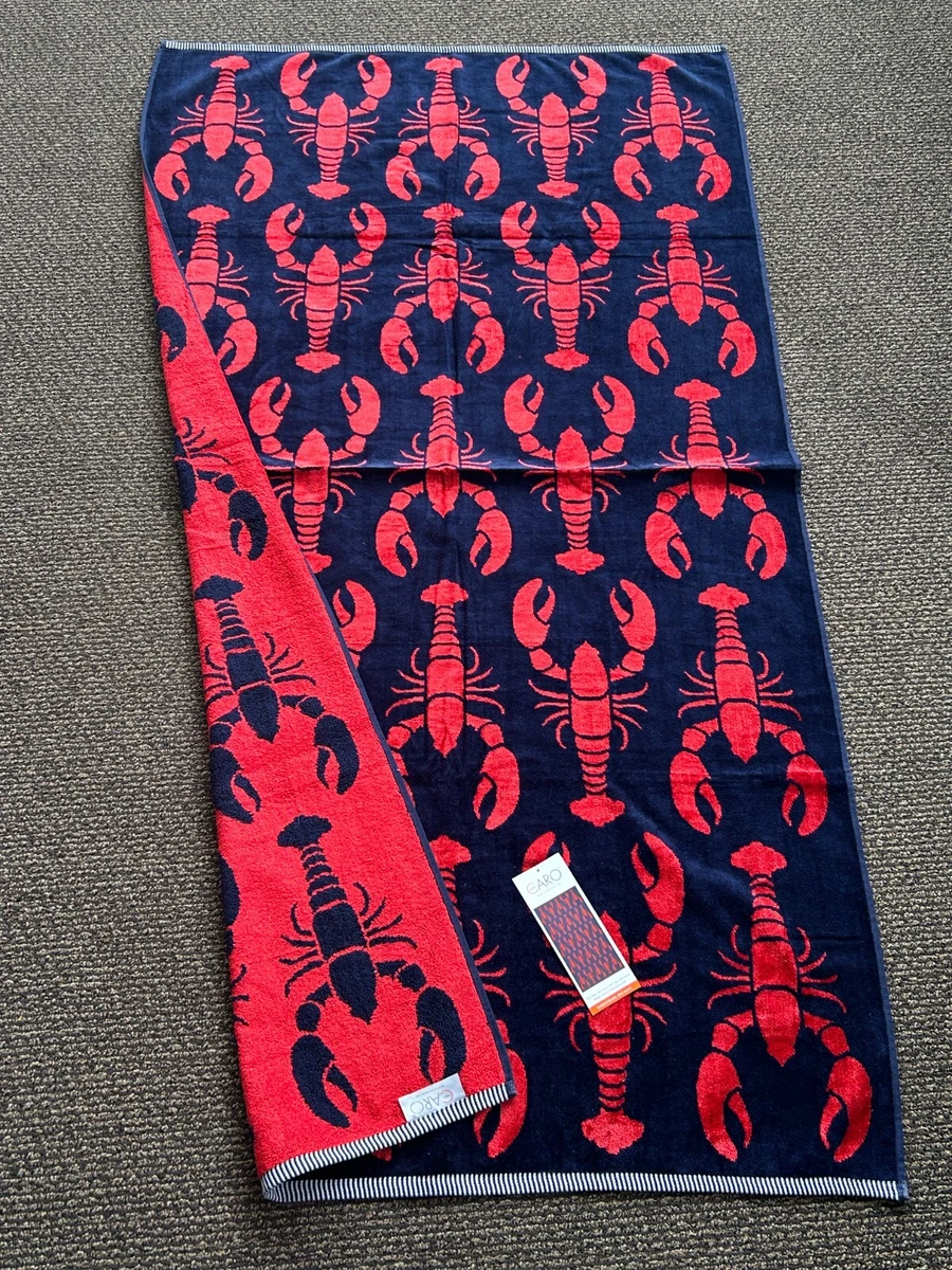 BEACH TOWEL CARO Home Lobster. Size 36