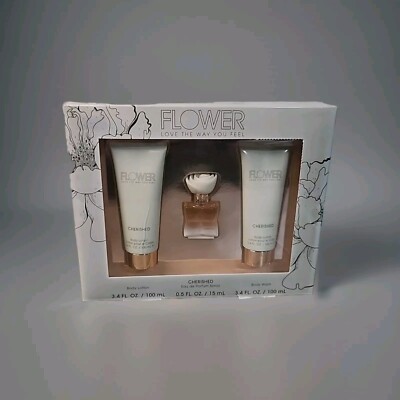 Flower Cherished  Love The Way You Feel Eau De Parfum 0.5fl.oz /Gift Set (HTF) 