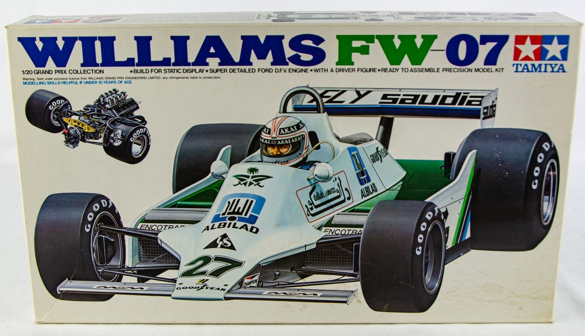 Tamiya Grand Prix Williams FW-07 Formula 1 Japan 1:20 Scale