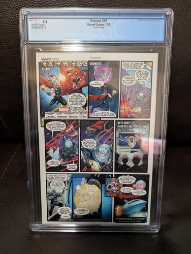 Variante boceto Venom #26 cuarta impresión CGC 9,8 Marvel 2021 - Imagen 2 de 2