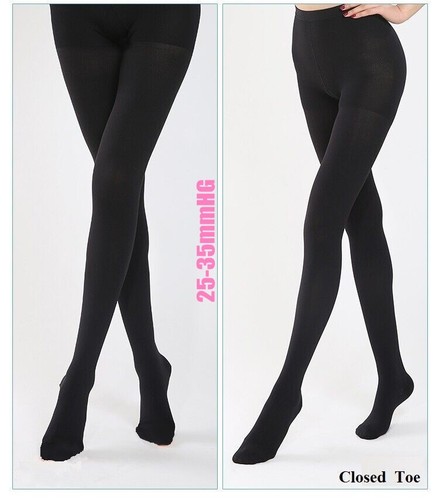 25-35 mmHg Stockings For Varicose Veins Medical-Grade Compression Pantyhose US