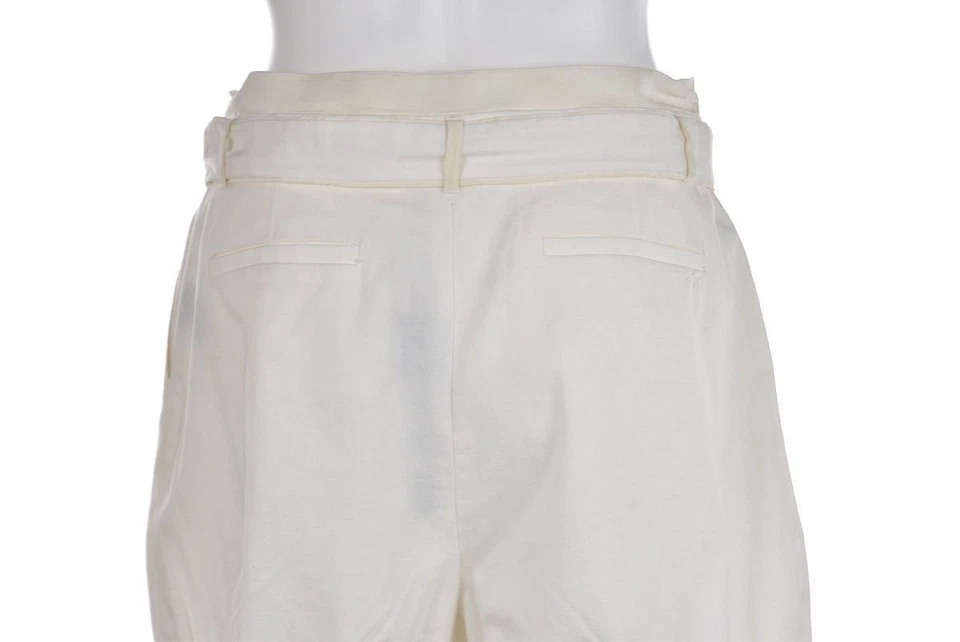 NUEVO Pantalones Cortos Elizabeth and James Brady Para Mujer Talla M Marfil Informal Algodón Foto 3 de 4