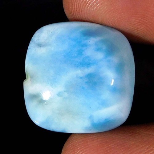 Cabochon Brut De Larimar Naturel Des Caraïbes - Forme Libre - Spécimen De Gemme Réf. 8629E - NEUF