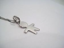 Ciondolo Bimbo,puro argento 925,con  catenina arg. 925 