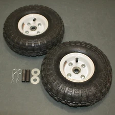 (2) Marley Wheels 6406-0002-000, 5/8" Bore, 10-1/2" OD Tires, from DH1583CKD