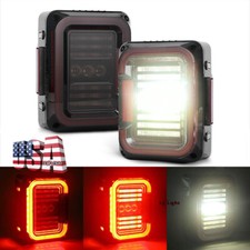 Newest Smoke Led Tail Lights Compatible With For Jeep Wrangler Jk Jku 2007-2018 Newest Smoke Led Tail Lights Compatible With For Jeep Wrangler Jk Jku 2007-2018