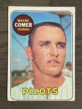 1969 Topps Wayne Comer #346 Seattle Pilots