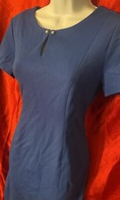 tabolts dress sz 2 blue sheath slim