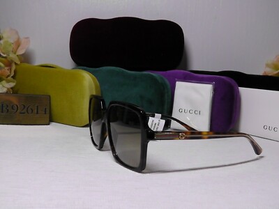 Gucci GG0375S Square Havana Brown Frame 