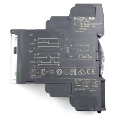 Time Relay For RE22R2HMR 24-240V AC/DC