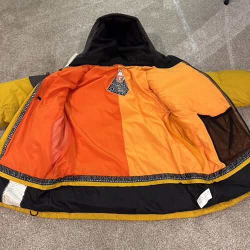 Volcom Thermonite Down Jacket, Yellow/Brown, Mens Large, Snowboard Jacket - Picture 16 of 24