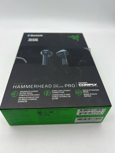Razer Hammerhead True Wireless Pro Earbuds – ANC Bluetooth In-Ear Gaming Buds - Picture 7 of 8