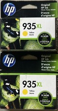 2-Genuine HP 935 XL Yellow Ink Cartridge C2P26AN EXP 08/2023 New