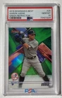 2018 Bowman's Best Aaron Judge Green Refractor /99 PSA 10
