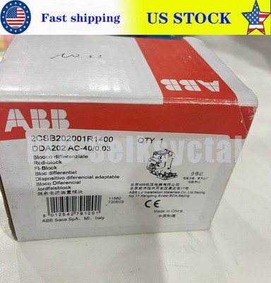 ABB DDA202 AC-40/0.03 2CSB202001R1400 FI-BLOCK NEW IN OPEN BOX DHL/FEDEX/EMS