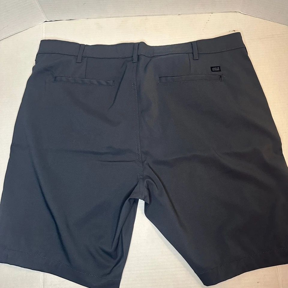 Pantalones cortos para hombre Jachs New York carbón frente plano cintura 38 Foto 4 de 4