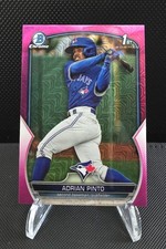 2023 Bowman Chrome Prospects - Fuschia Mojo Refractor /199 - Adrian Pinto