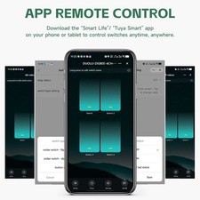 4 Channel Programmable WiFi Switch for For tuya Enabled AC100 240V Home Systems