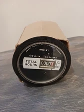 NOS Vintage MARION Electrical Instrument Company HM2-ET Panel Hour Meter 12V 60C