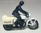 Matchbox Lesney #33 Honda 750 Police Motorcycle w/Dark Blue Rider