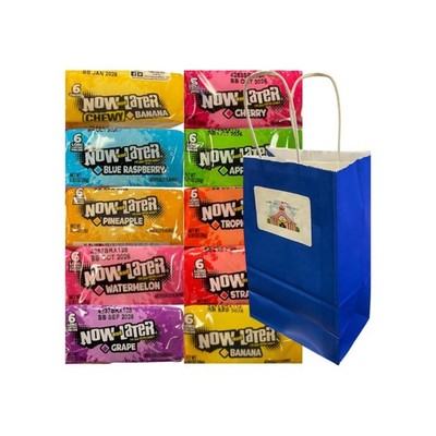 (10 PACK) Now & Later Candy Variety Pack   10 Flavors (60 Total Pieces)