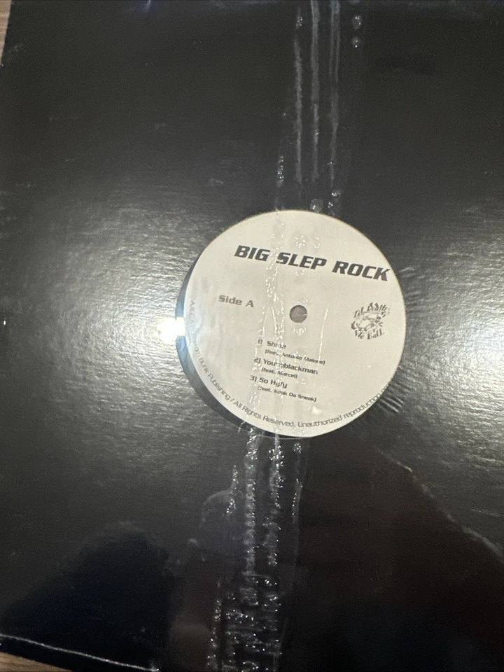 BIG SLEP ROCK VINYL EP SHINE Youngblackman So Hyfy NEW KEEK DA SNEAK OOP RARE - Imagem 3 de 4