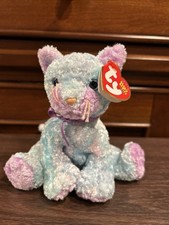 Ty Beanie Baby JAZ Cat Beanbag Plush Original Tag 2003 PE 13th Generation 40074