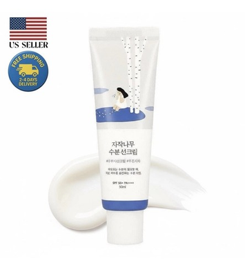 #ad ROUND LAB Birch Juice Moisturizing Sun Cream 50ml US Seller $12.59