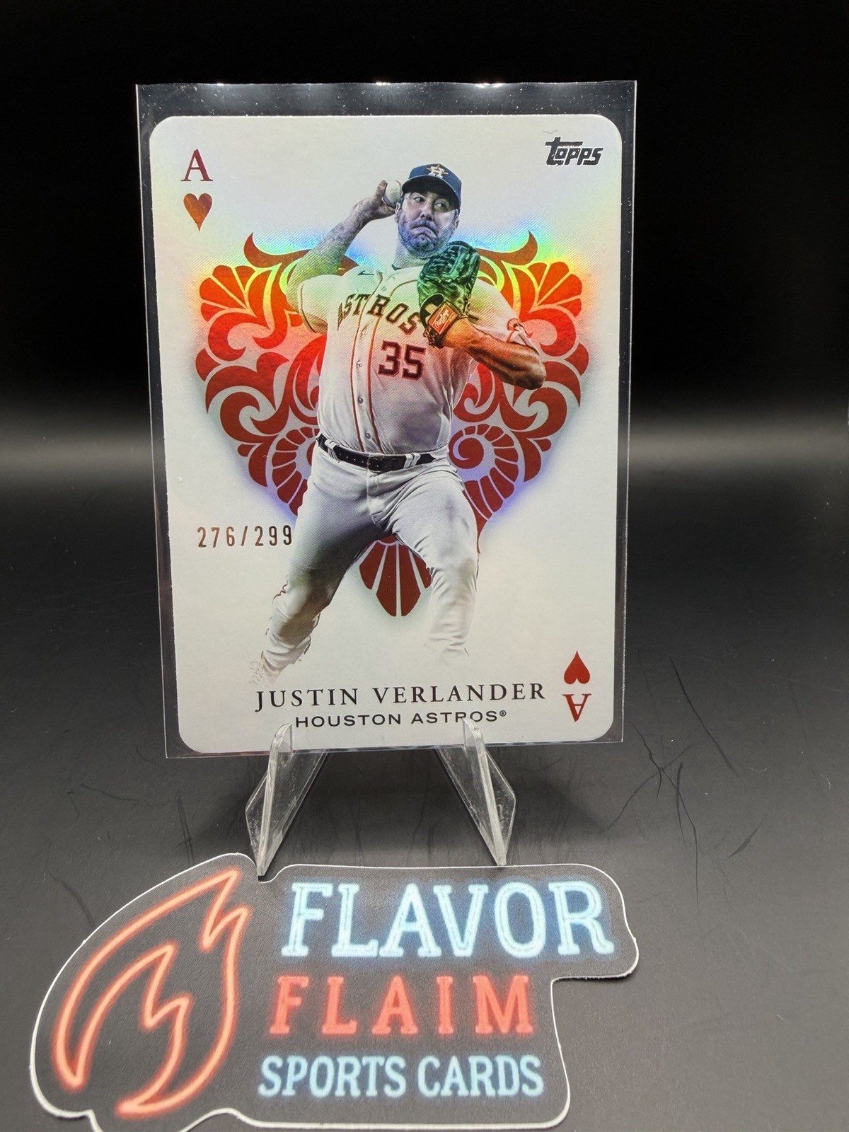 2023 Topps Series 1 All Aces Justin Verlander #AA-6 Black /299