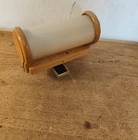 Art Deco Bauhaus Wall Lamp Reading Lamp Wood Glass Circa 1930
