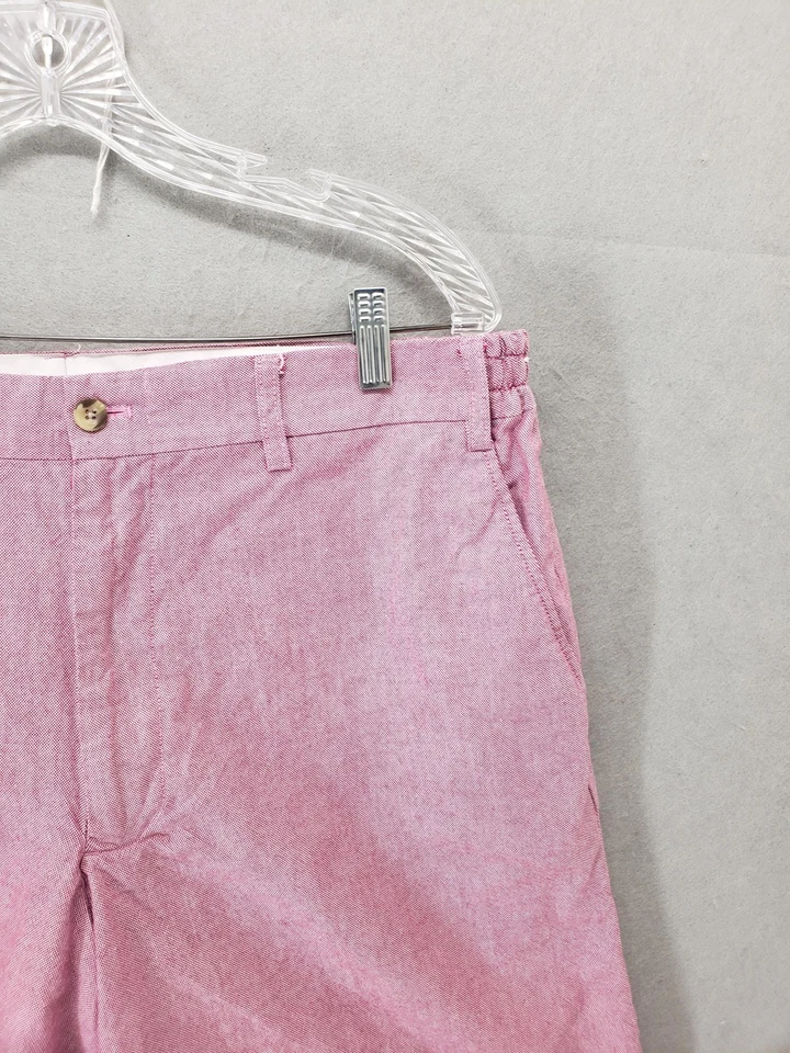 Pantalones Cortos John Blair Para Hombre 38 Rosa Algodón Frente Plano Chino Clásico Verano Informal Foto 3 de 4
