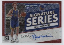 2020-21 Donruss Optic Signature Series Choice Red Prizm Nico Mannion Auto 19pj