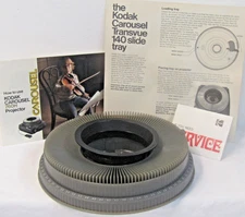 Kodak Carousel Transvue 140 Projector Slide Trays with original box 35mm