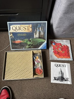 Vintage Quest Brettspiel von Ravensburger 1984 - KOMPLETT 3 - 6 Spieler Abenteuer