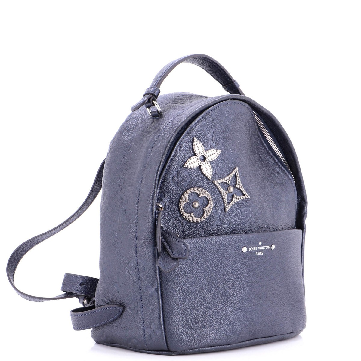 Louis Vuitton  Flower Pins Monogram Empreinte Leather Backpack Blue Louis Vuitton Sorbonne Backpack Pins Monogram Empreinte  main image 3